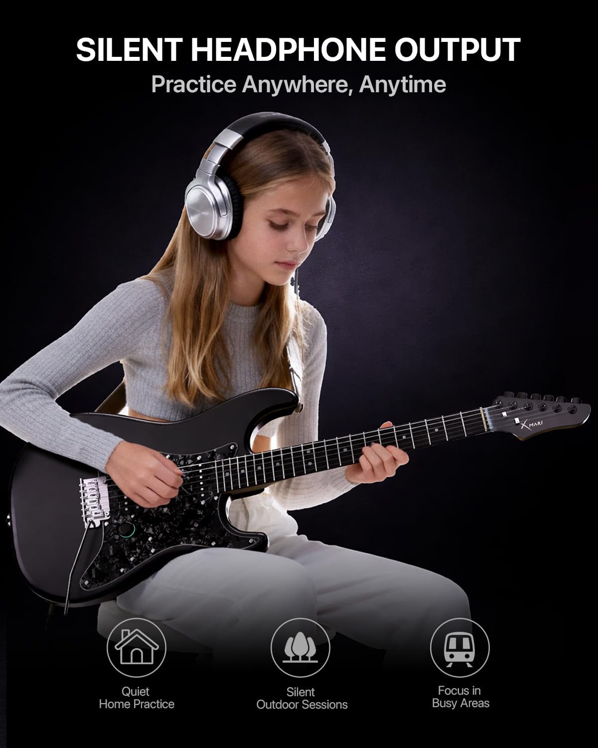 Amazon.com: Enya XMARI Smart Electric Guitar with Built-in DSP